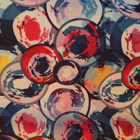 XXL Alex Vando GEOMETRIC CIRCLE Long Sleeve Button Up Shirt Size 2XL EUC - Picture 7 of 8